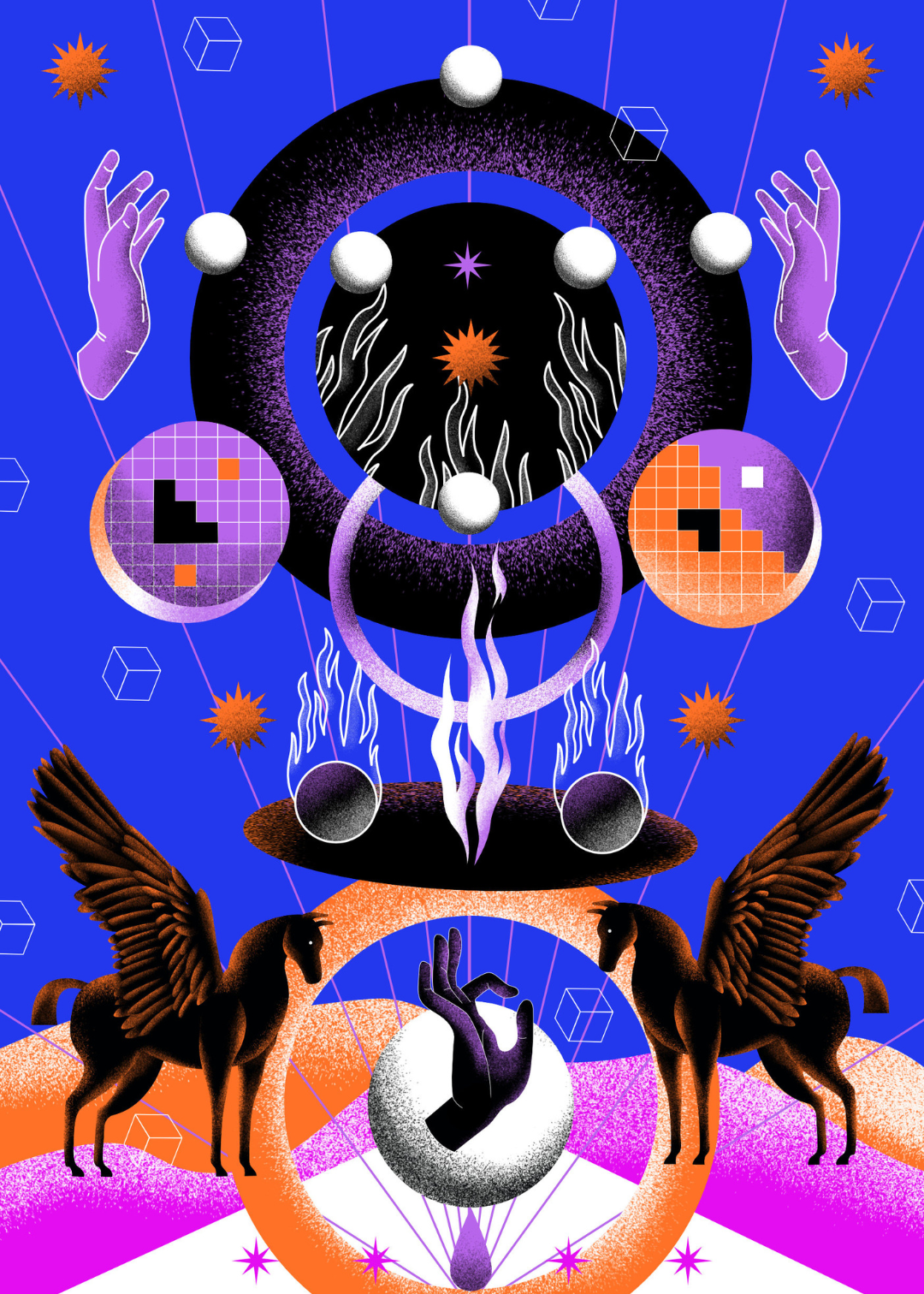 Cosmos - LaGalan Illustration